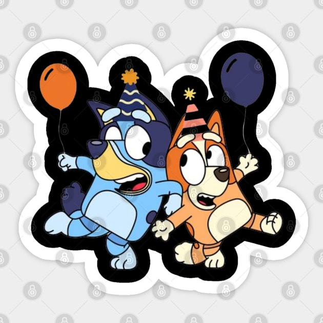 birthday bluey funny Sticker by GapiKenterKali